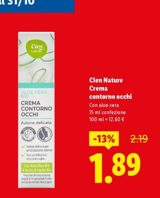 Cien Nature Crema contorno occhi