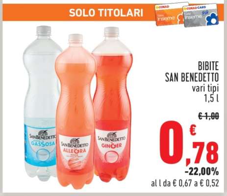 Bibite San Benedetto