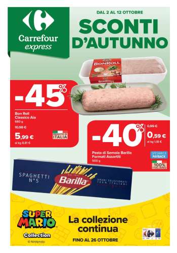 Volantino Carrefour - 2/10/2025 - 12/10/2025.