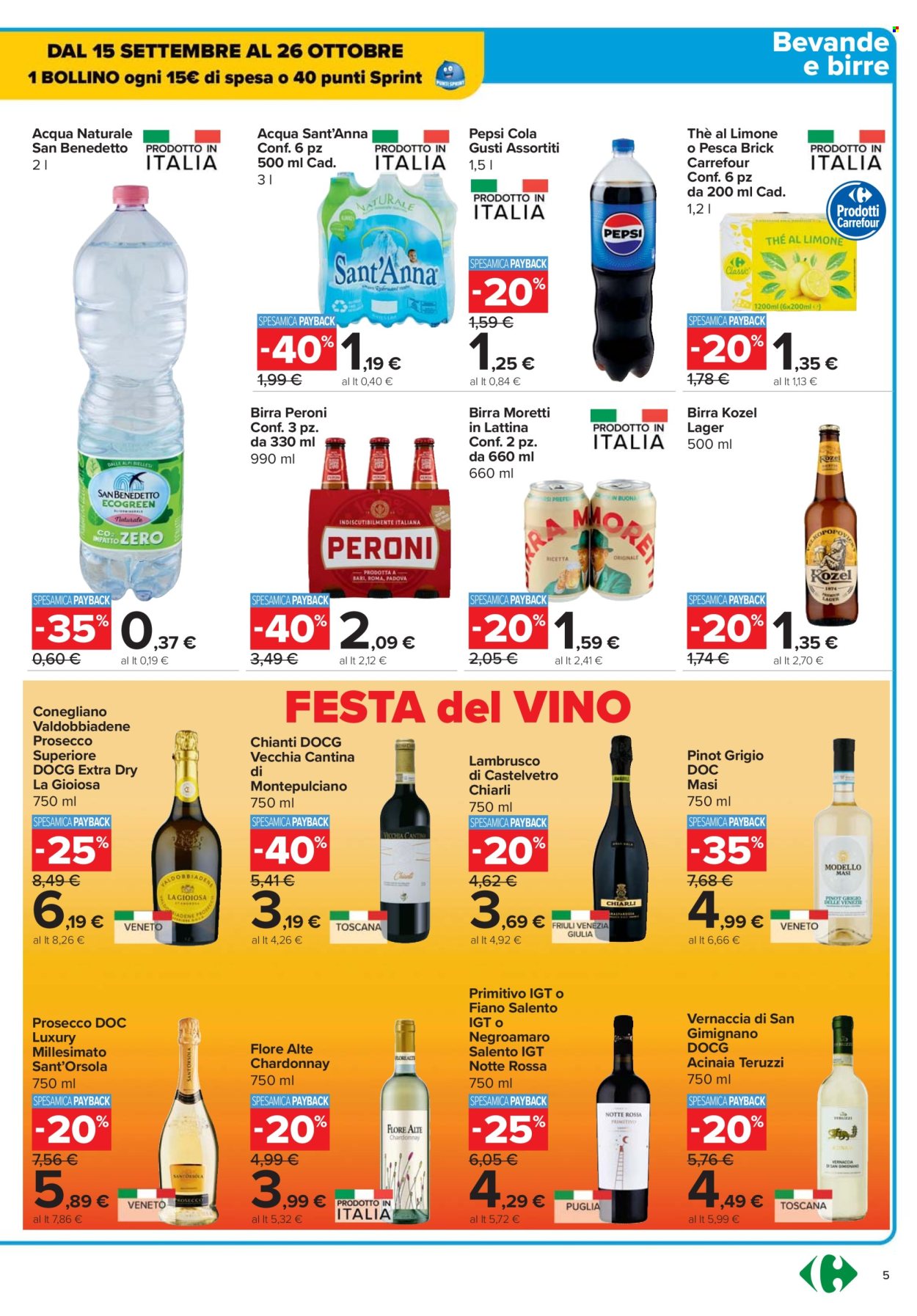 Volantino Carrefour - 2/10/2025 - 12/10/2025. Pagina 5