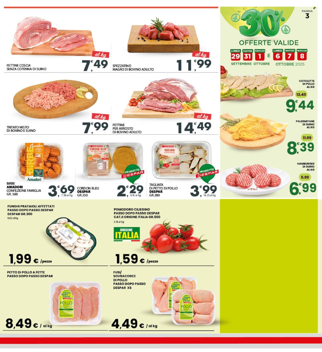 Volantino Eurospar - 29/9/2025 - 9/10/2025. Pagina 3