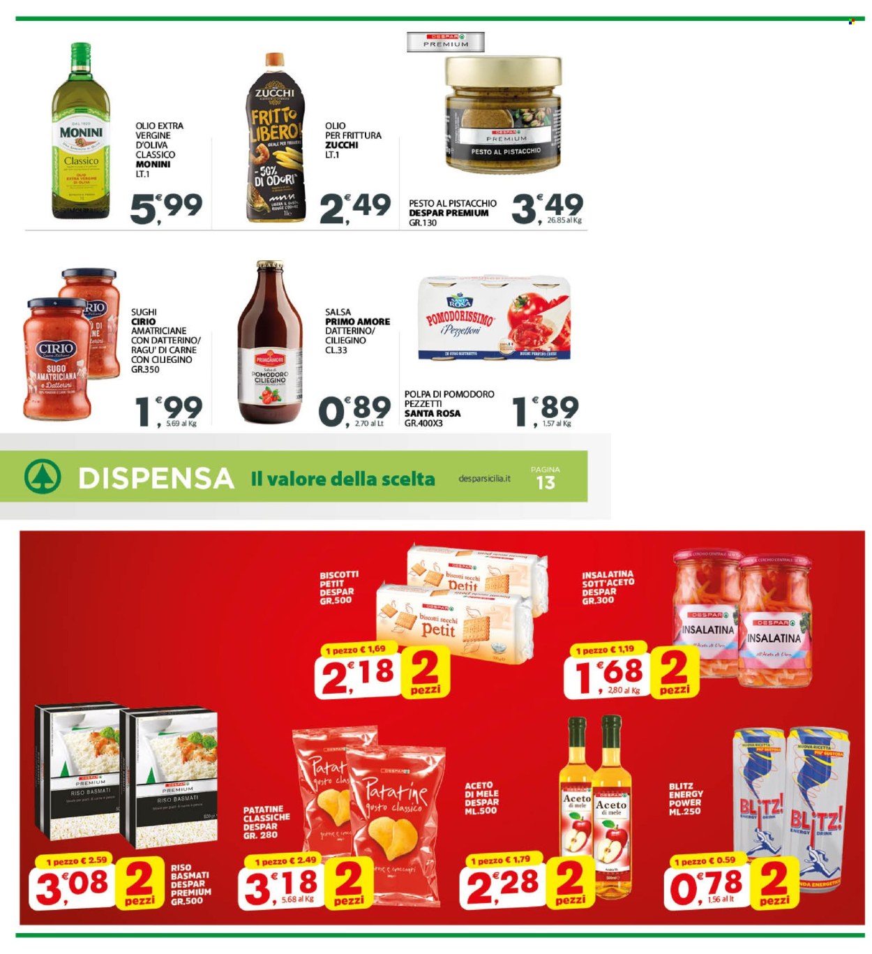 Volantino Eurospar - 29/9/2025 - 9/10/2025. Pagina 13