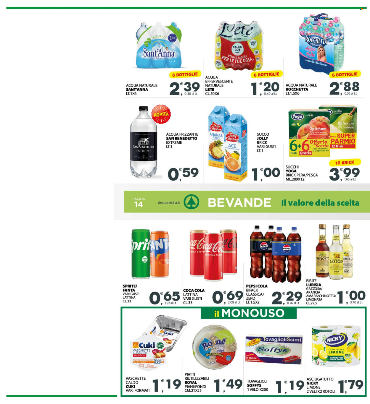 Volantino Eurospar - 29/9/2025 - 9/10/2025. Pagina 14
