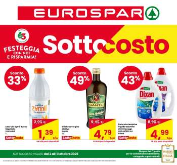 Volantino Eurospar - 2/10/2025 - 11/10/2025.