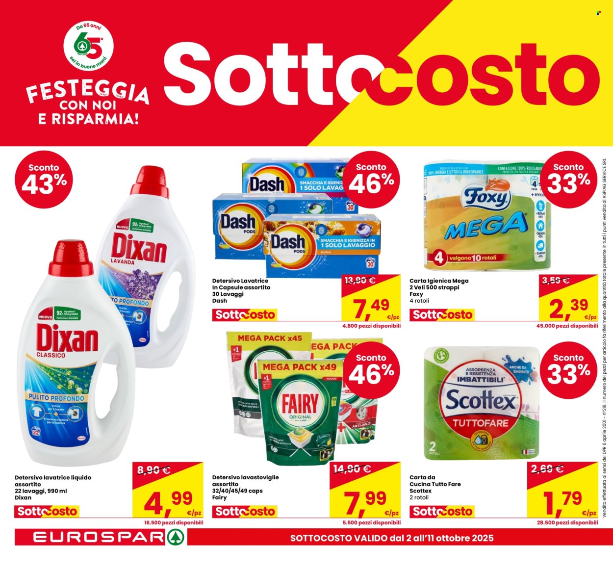 Volantino Eurospar - 2/10/2025 - 11/10/2025. Pagina 6
