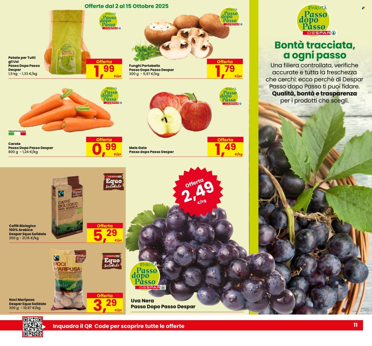 Volantino Eurospar - 2/10/2025 - 11/10/2025. Pagina 11