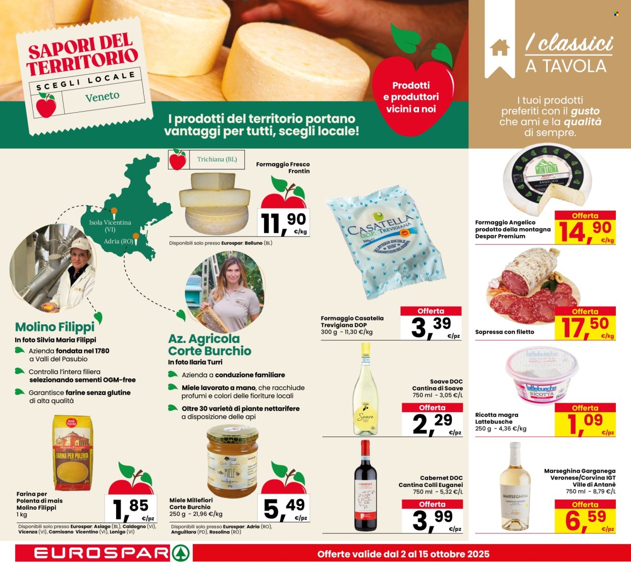 Volantino Eurospar - 2/10/2025 - 11/10/2025. Pagina 14