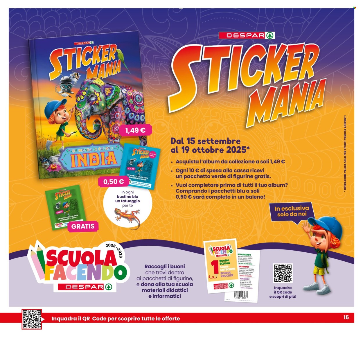 Volantino Eurospar - 2/10/2025 - 11/10/2025. Pagina 15