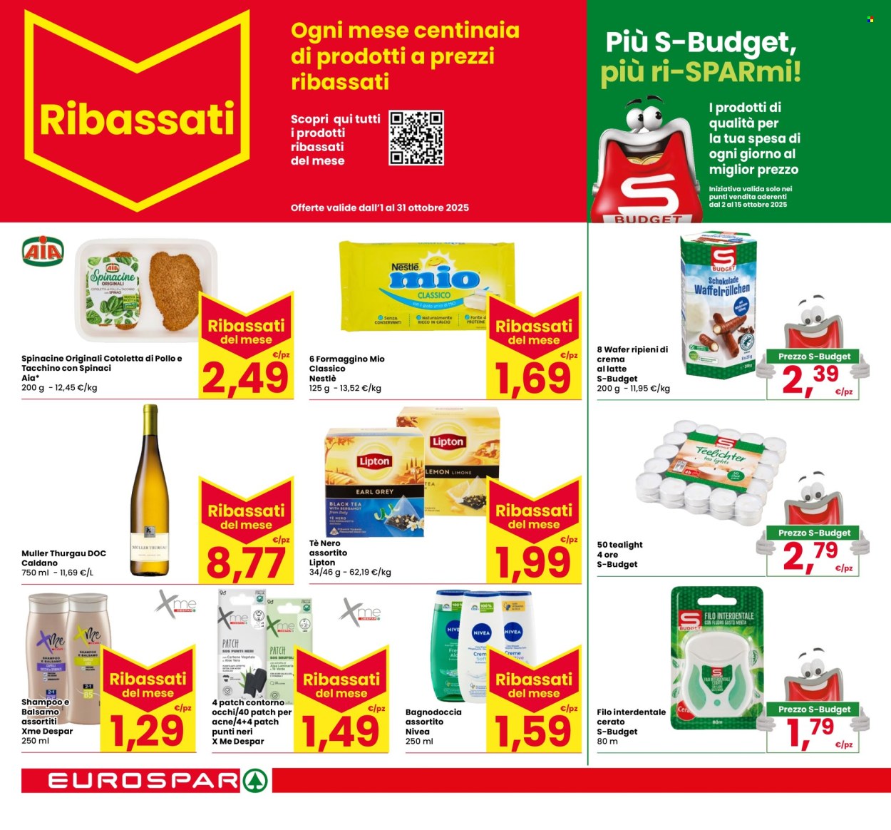 Volantino Eurospar - 2/10/2025 - 11/10/2025. Pagina 18