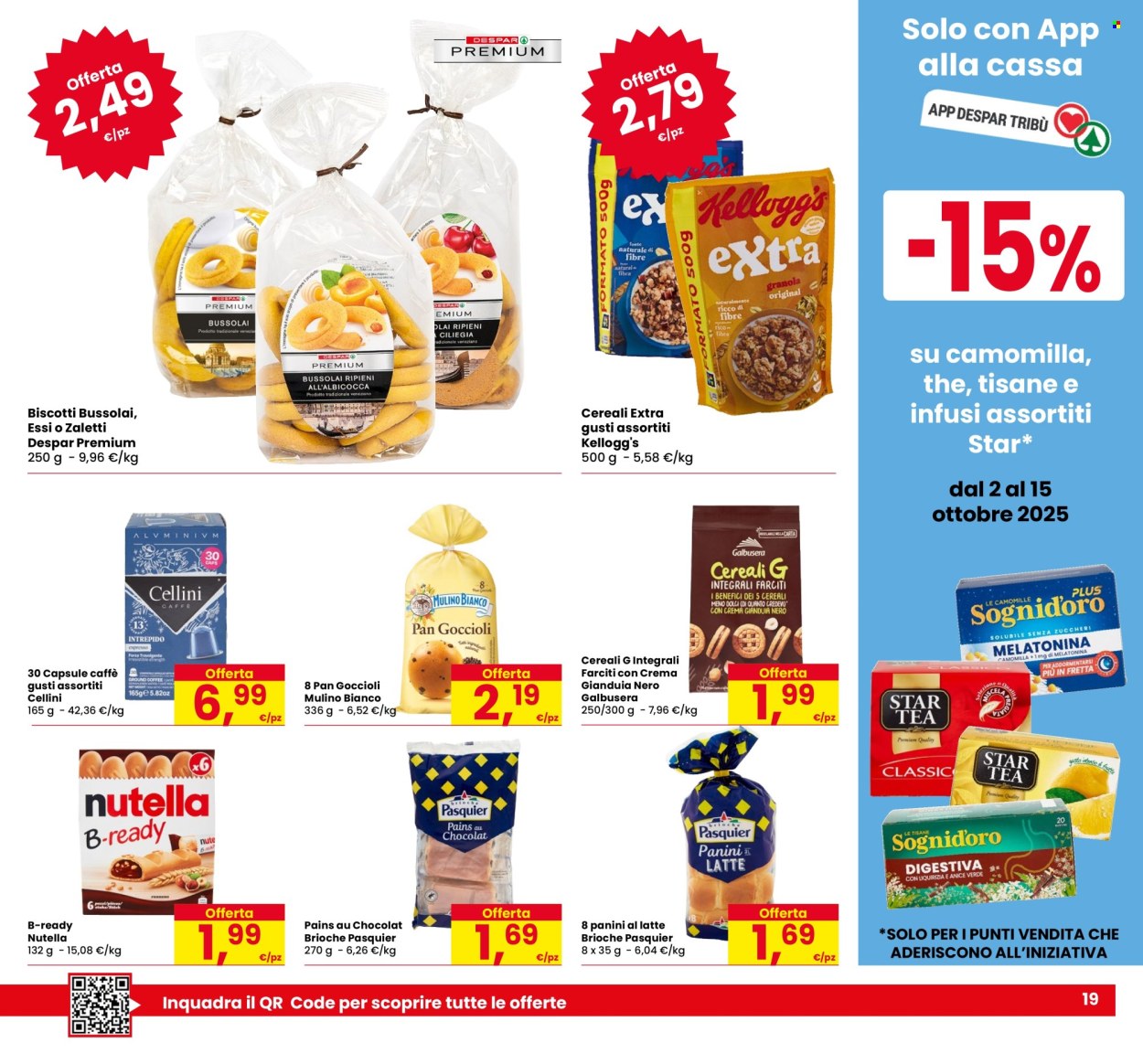 Volantino Eurospar - 2/10/2025 - 11/10/2025. Pagina 19
