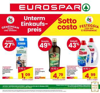 Volantino Eurospar - 2/10/2025 - 11/10/2025.