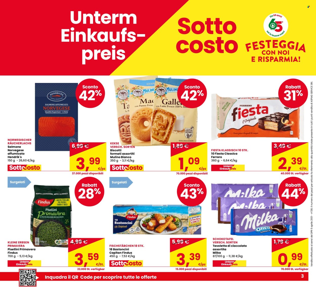 Volantino Eurospar - 2/10/2025 - 11/10/2025. Pagina 3