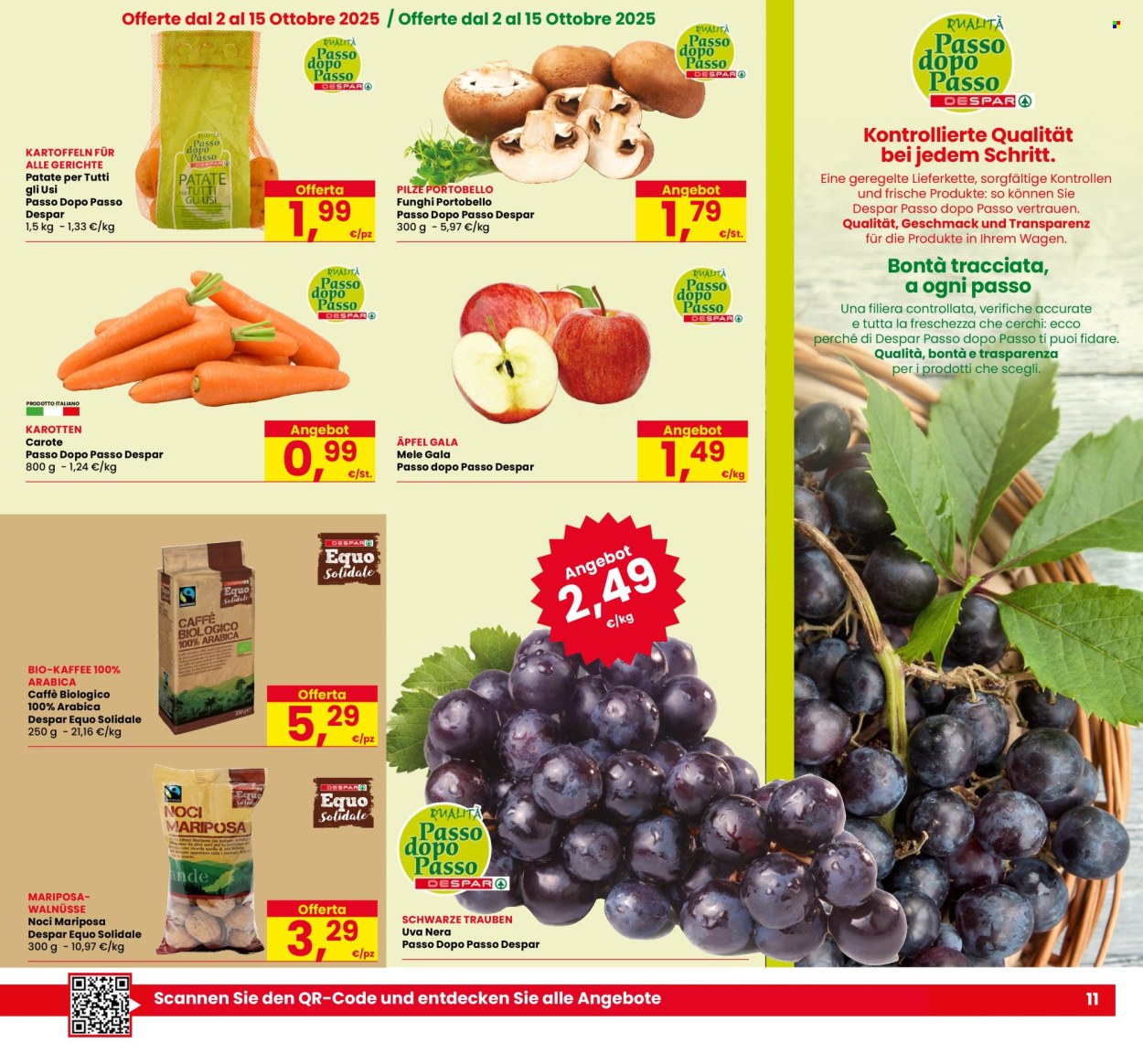 Volantino Eurospar - 2/10/2025 - 11/10/2025. Pagina 11