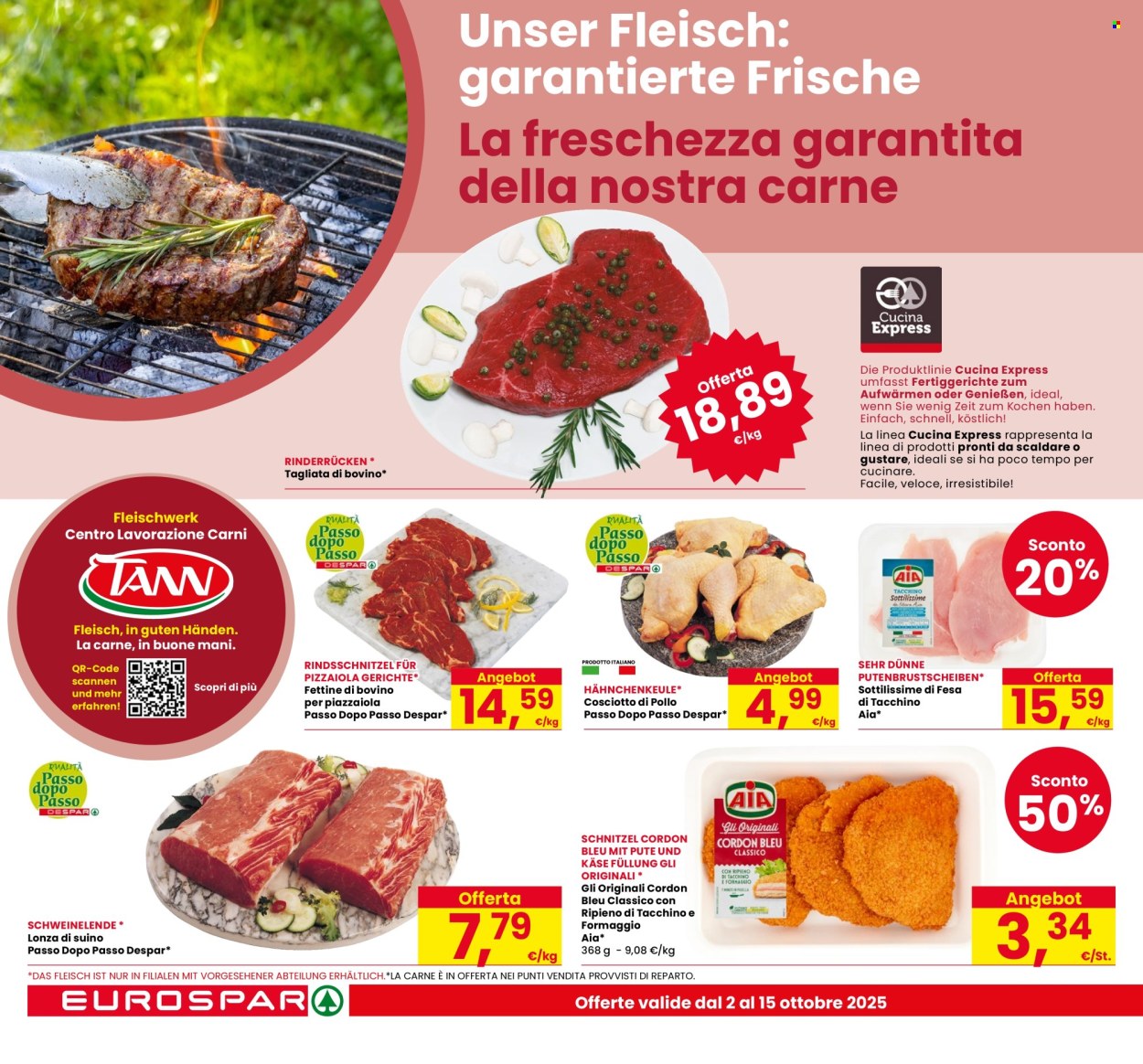 Volantino Eurospar - 2/10/2025 - 11/10/2025. Pagina 12