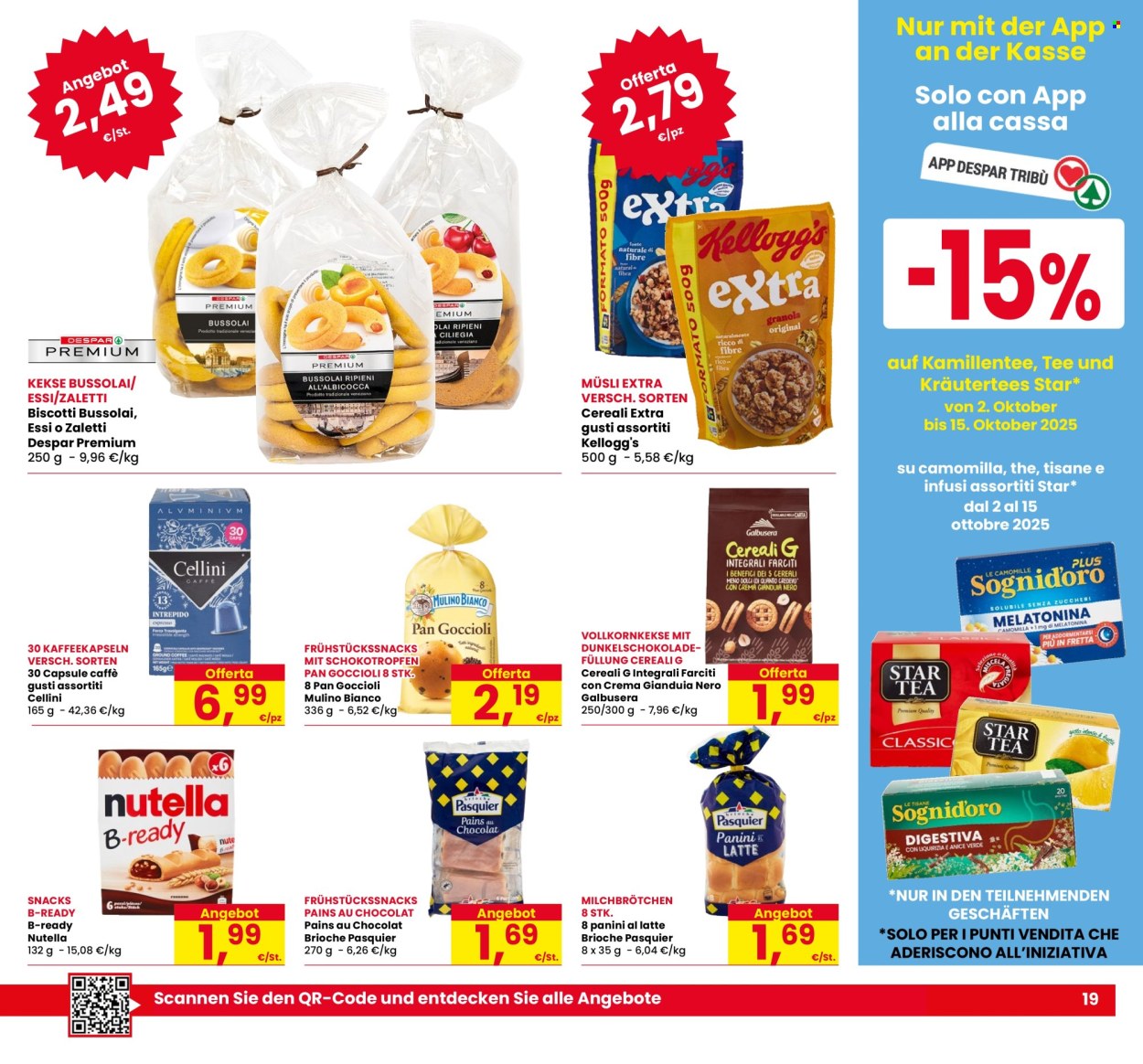 Volantino Eurospar - 2/10/2025 - 11/10/2025. Pagina 19