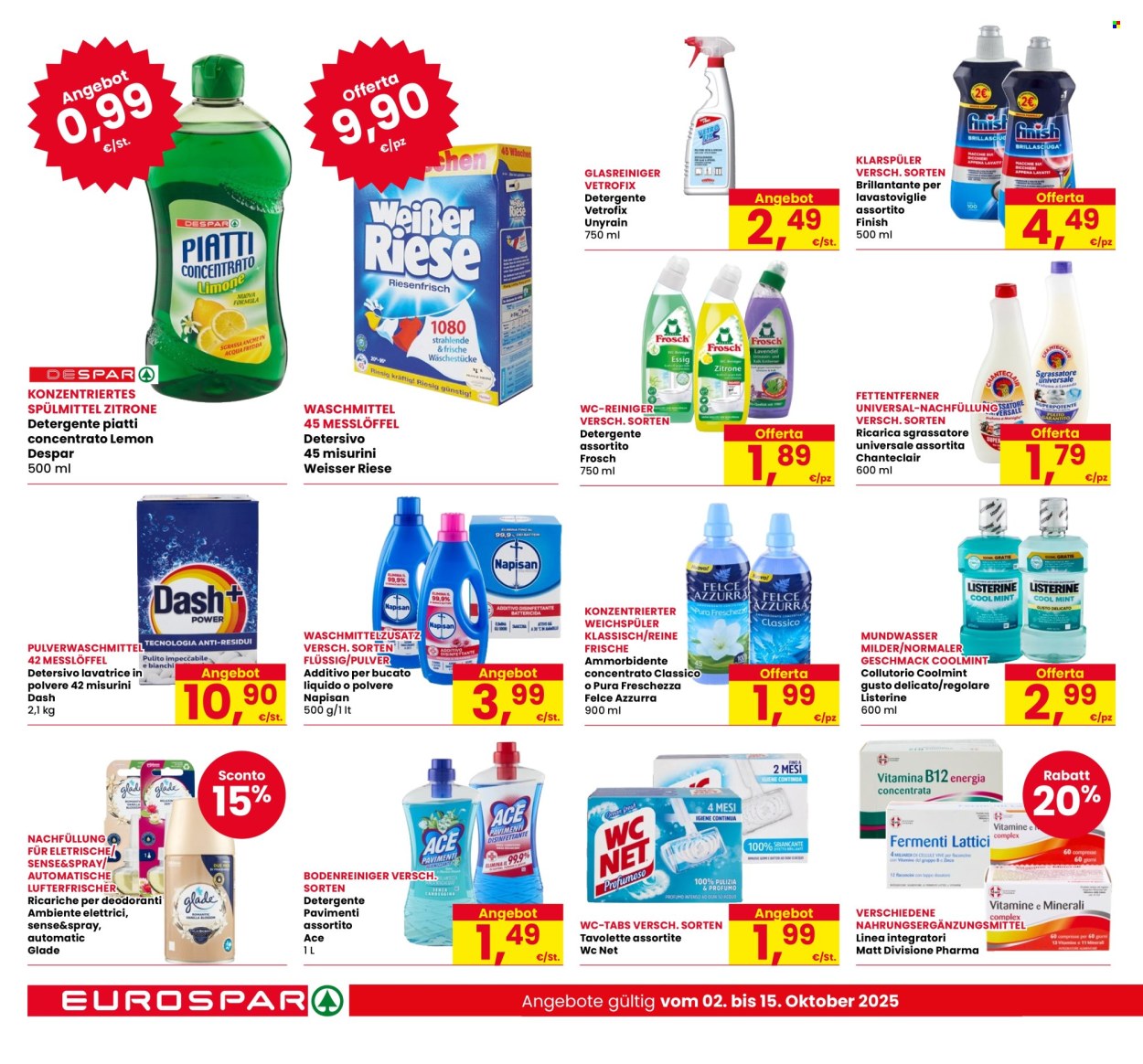 Volantino Eurospar - 2/10/2025 - 11/10/2025. Pagina 24