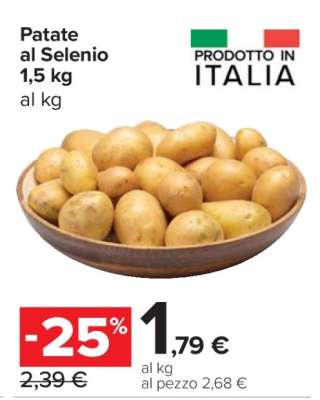 Patate al Selenio
