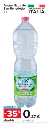 Acqua Naturale San Benedetto
