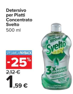 Detersivo per Piatti Concentrato Svelto
