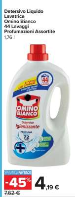 Detersivo Liquido Lavatrice Omino Bianco