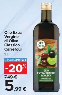 Olio Extra Vergine di Oliva Classico Carrefour
