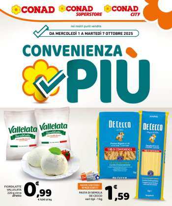 Volantino Conad - 1/10/2025 - 7/10/2025.