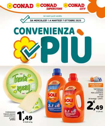 Volantino Conad - 1/10/2025 - 7/10/2025.