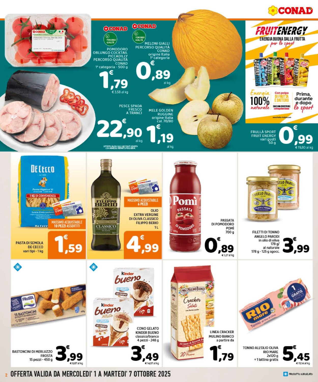 Volantino Conad - 1/10/2025 - 7/10/2025. Pagina 2