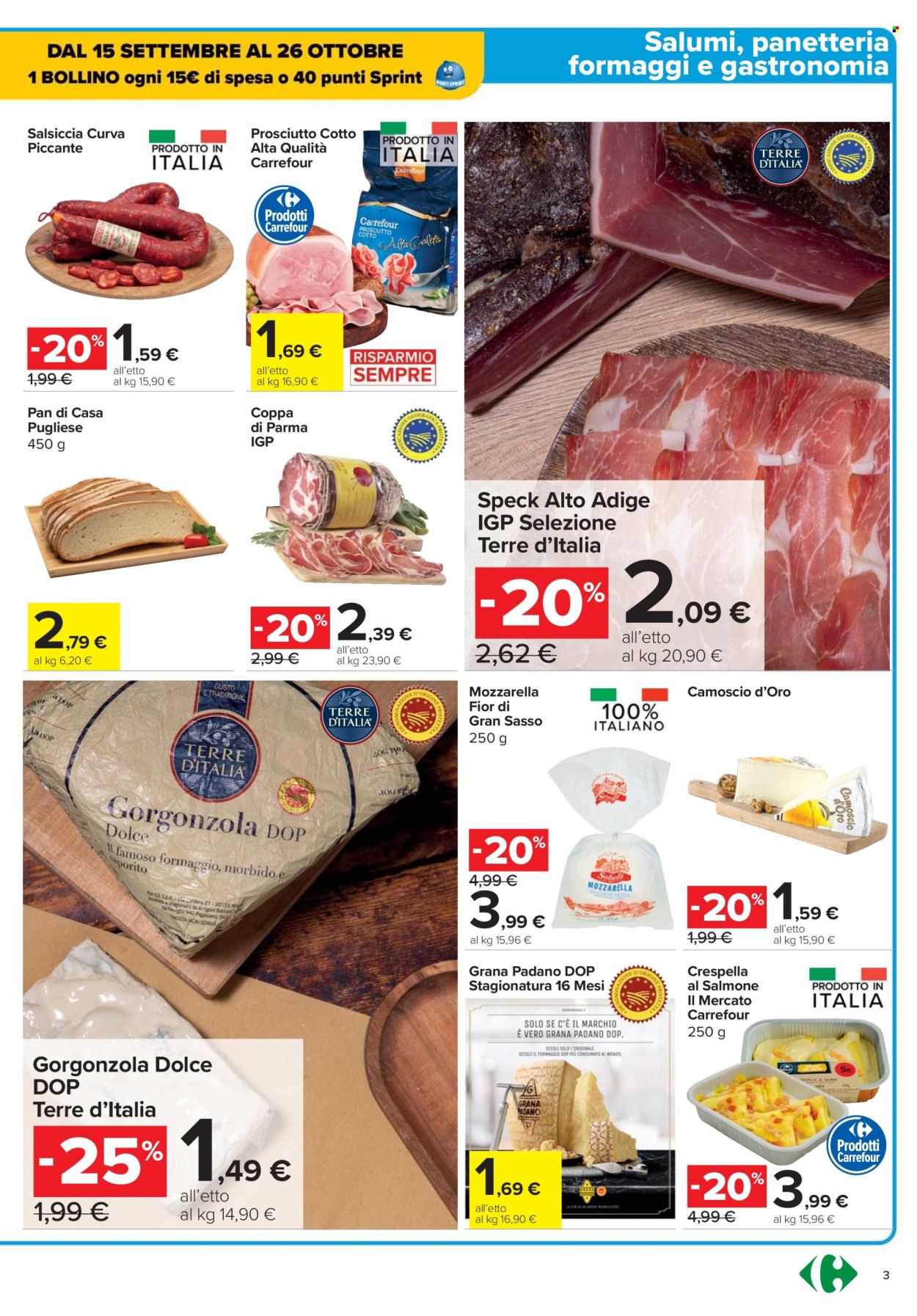 Volantino Carrefour - 2/10/2025 - 12/10/2025. Pagina 3