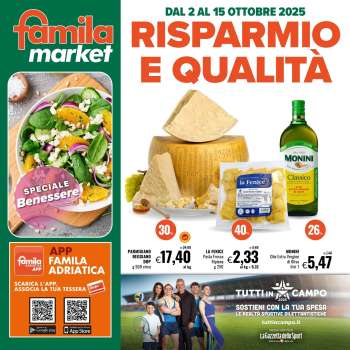 Volantino Famila - 2/10/2025 - 15/10/2025.
