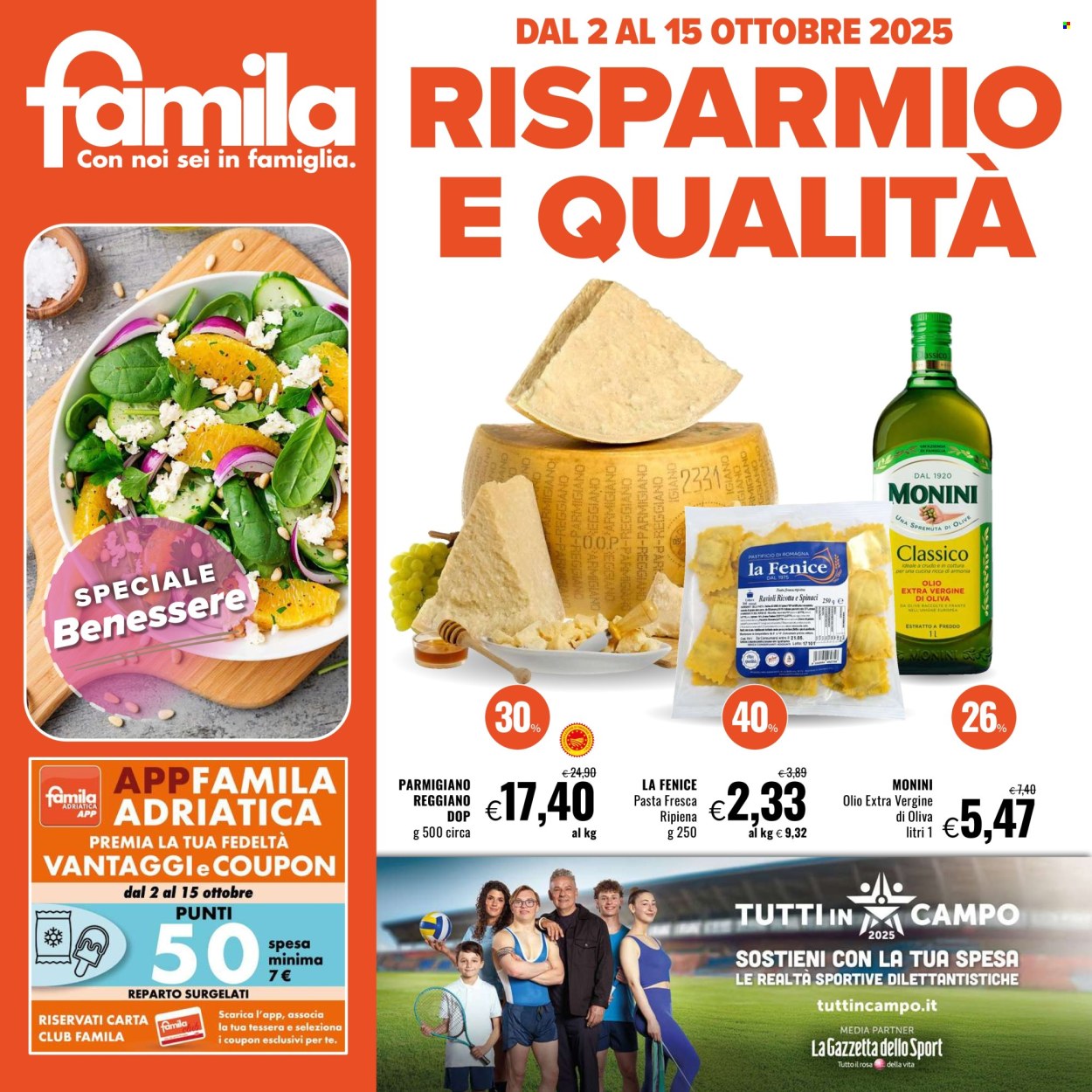 Volantino Famila - 2/10/2025 - 15/10/2025. Pagina 1