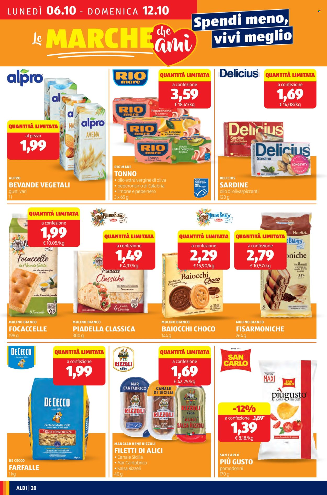 Volantino Aldi - 6/10/2025 - 12/10/2025. Pagina 20
