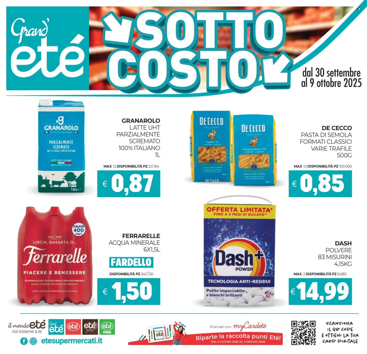 Volantino Eté - 30/9/2025 - 9/10/2025. Pagina 1