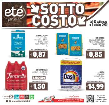 Volantino Eté - 30/9/2025 - 9/10/2025.