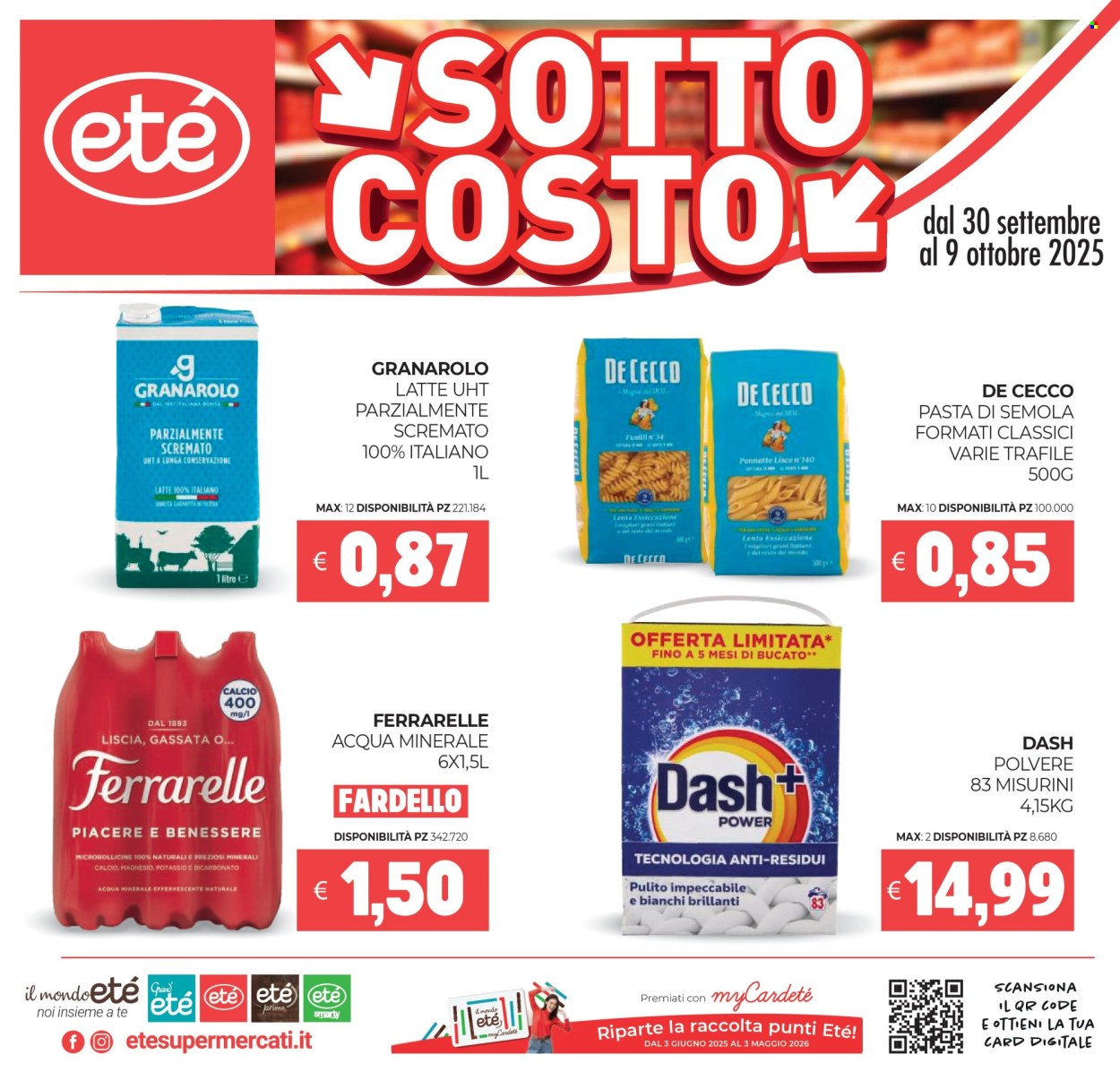 Volantino Eté - 30/9/2025 - 9/10/2025. Pagina 1