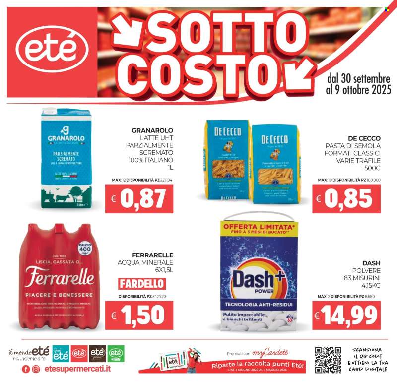Volantino Eté - 30/9/2025 - 9/10/2025.