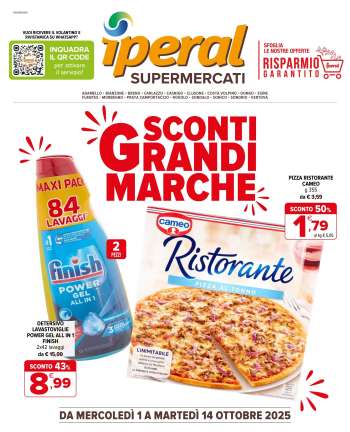 thumbnail - Volantino Iperal - Sconti Grandi Marche