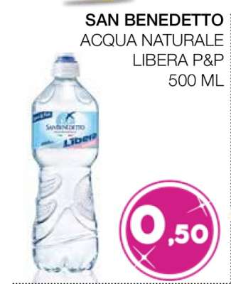 SAN BENEDETTO ACQUA NATURALE LIBERA P&P 500 ML