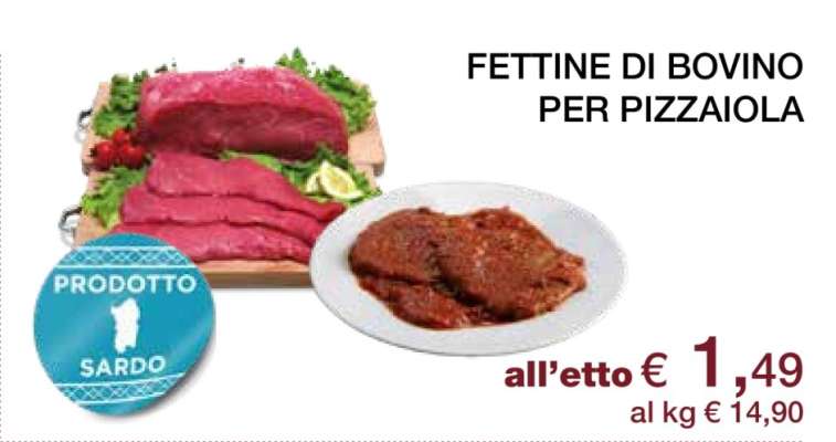 Fettine di Bovino per Pizzaiola