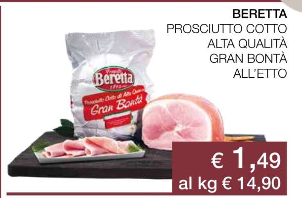 BERETTA prosciutto cotto