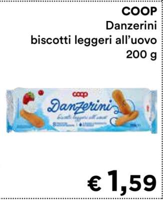 COOP Danzerini biscotti leggeri all’uovo