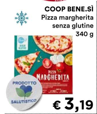 COOP BENE.SÌ Pizza margherita senza glutine