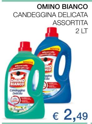 OMINO BIANCO CANDEGGINA DELICATA ASSORTITA