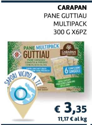 CARAPAN PANE GUTTIAU MULTIPACK