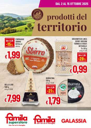 Volantino Famila - 2/10/2025 - 15/10/2025.