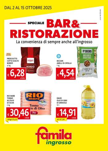 Volantino Famila - 2/10/2025 - 15/10/2025.