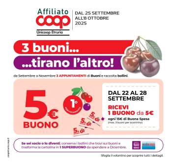 Volantino Coop - 25/9/2025 - 8/10/2025.