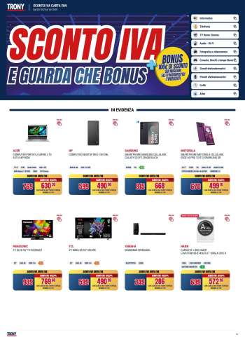 Volantino Trony - 2/10/2025 - 16/10/2025.