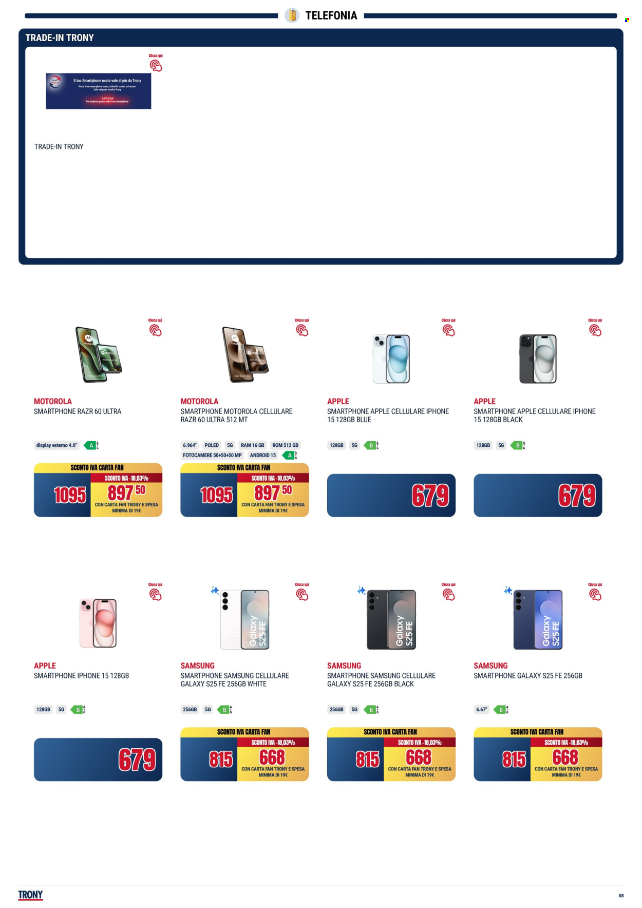 Volantino Trony - 2/10/2025 - 16/10/2025. Pagina 8