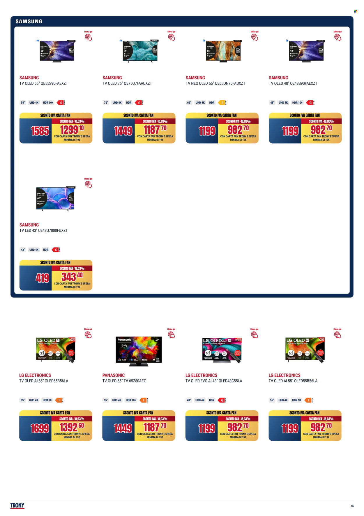 Volantino Trony - 2/10/2025 - 16/10/2025. Pagina 15